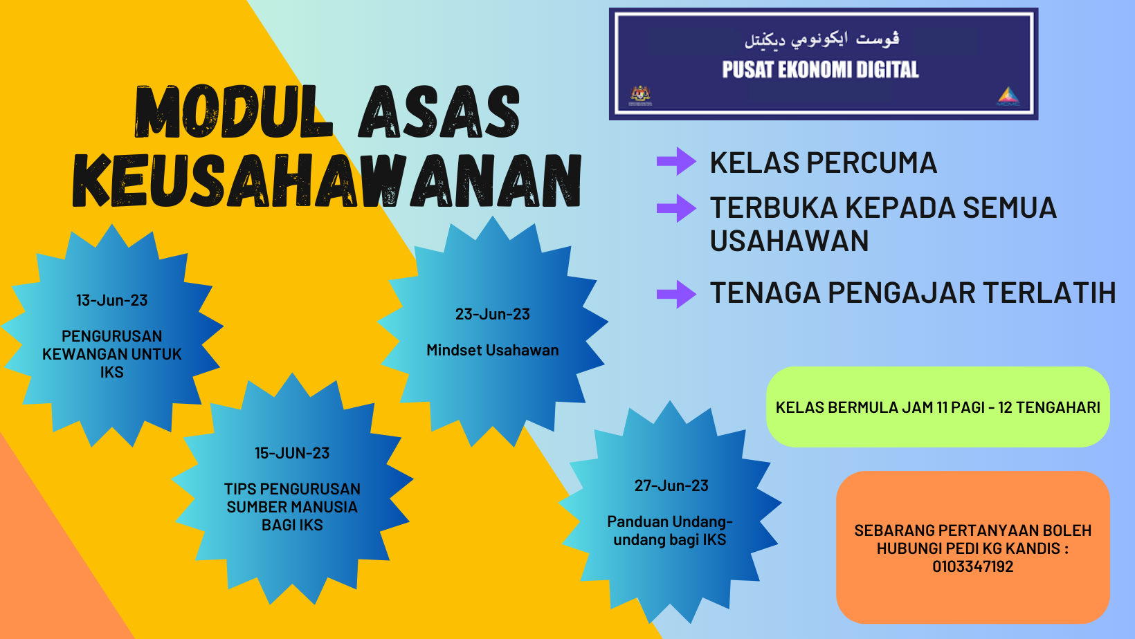 modul asas keusahawanan